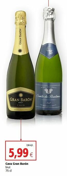 Colruyt Cava gran barón brut aanbieding