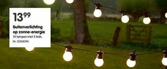 Buitenverlichting op zonne-energie