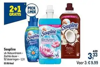 Makro Soupline natuurdroom - zachte dauw aanbieding