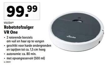 Lidl Vileda robotstofzuiger vr one aanbieding