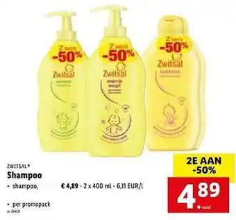 Lidl Shampoo 400ml aanbieding
