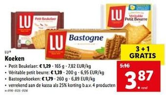 Lidl Koeken aanbieding