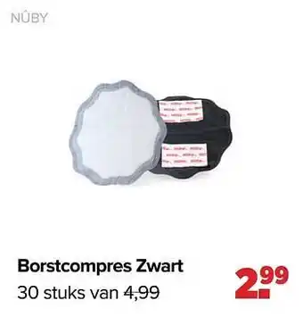 Baby-Dump Borstcompres zwart aanbieding