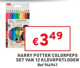 Harry Potter Colorpeps Set Van 12 Kleurpotloden