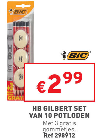 BIC HB Gilbert Set Van 10 Potloden