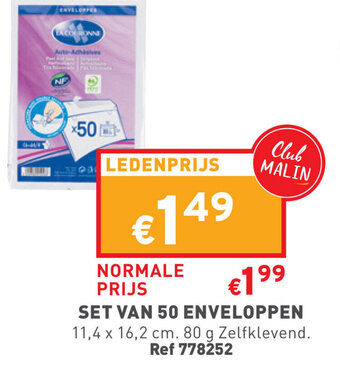 Set van 50 Enveloppen
