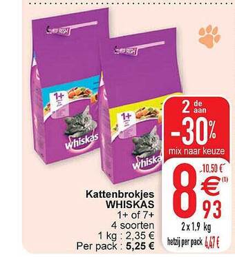Kattenbrokjes whiskas