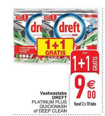 Cora Vaatwastabs dreft aanbieding