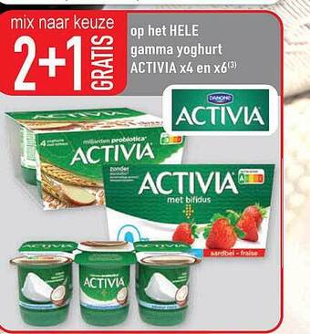 Cora Yoghurt activia aanbieding