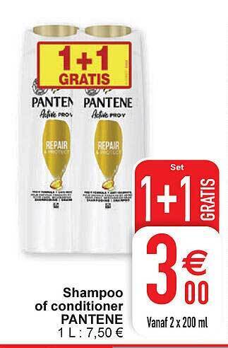 Cora Shampoo of conditioner pantene aanbieding