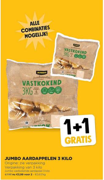 Jumbo aardappelen 3 kilo