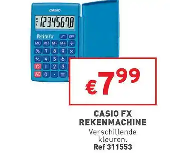 Casio fx rekenmachine