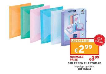 Trafic 3 kleppen elastomap aanbieding