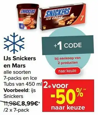Ijs snickers