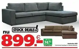 Seats and Sofas Hoeksalon jazz aanbieding