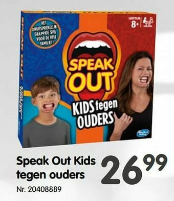 Fun Speak out kids tegen ouders aanbieding