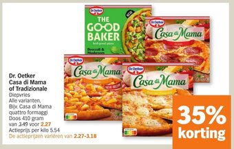 Albert Heijn Dr. Oetker Casa di Mama of Tradizionale aanbieding