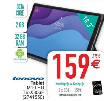 Cora Lenovo Tablet M10 HD aanbieding
