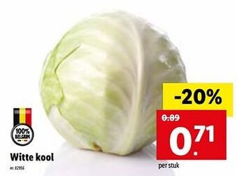 Lidl Witte kool aanbieding