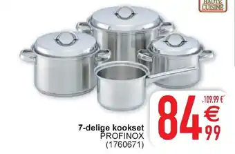 Profinox 7 Delige Kookset