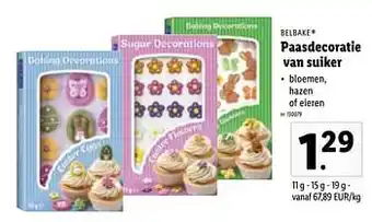 Paasdecoratie van suiker