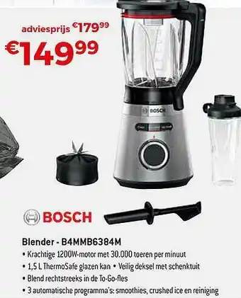 Exellent Bosch blender aanbieding