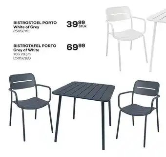 Supra Bazar Bistrostoel porto en bistrotafel porto aanbieding