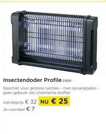 Molecule Insectendoder profile 2x8w aanbieding