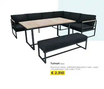 Molecule Tuinset serna aanbieding