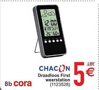 Chacon draadloos first weerstation