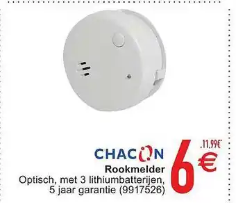 Chacon rookmelder