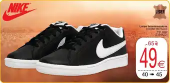 Nike Leren Herensneakers Court Royale