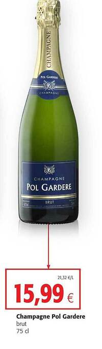 Colruyt Champagne pol gardere 75 cl aanbieding