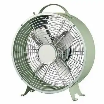 HEMA HEMA Tafelventilator Retro Ø25.8cm Groen aanbieding