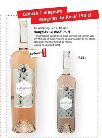 Colruyt Vaugeles 'le rose aanbieding