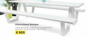 Molecule Picknickbank bologna aanbieding