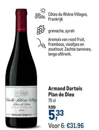Armand dartois plan de dieu 75 cl