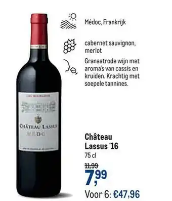 Château lassus '16 75 cl