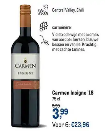 Carmen insigne '18 75 cl