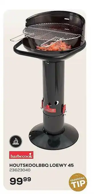 Supra Bazar Barbecook houtskoolbbq loewy 45 aanbieding