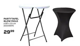 Supra Bazar Party tafel blow mold aanbieding