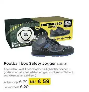 Football box safety jogger
