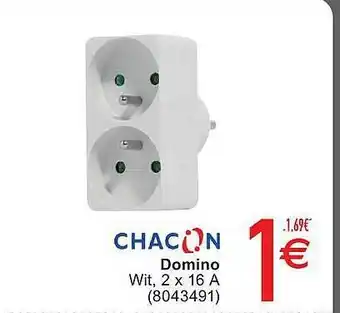Cora Chacon domino wit aanbieding