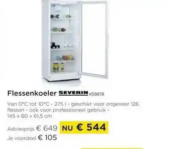Flessenkoeler severin ks9878