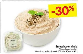 Intermarché Smeerbare salade aanbieding