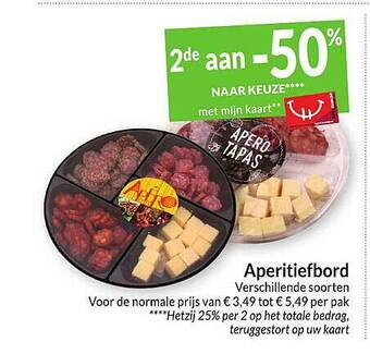 Intermarché Aperitiefbord aanbieding