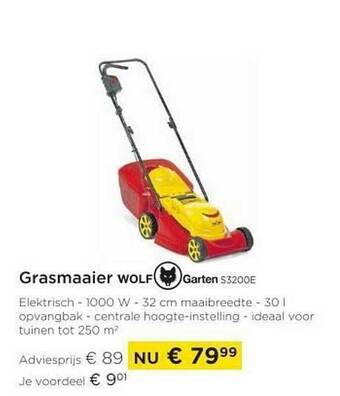 Molecule Grasmaaier wolf garten aanbieding
