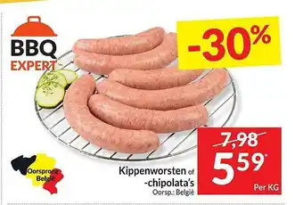 Kippenworsten of -chipolat's