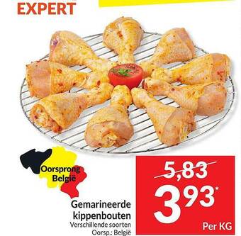 Gemarineerde kippenbouten