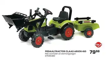 Pedaaltractor claas arion 410 falk